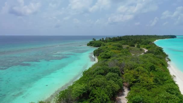 Yeşil Ada Nın Havadan Görünüşü Bali Egzotik Yolculuk — Stok video