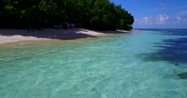 Inspiráló Kilátás Tengerre Dominikai Köztársaság Karib Térség Élvezetes Jellege — Stock videók