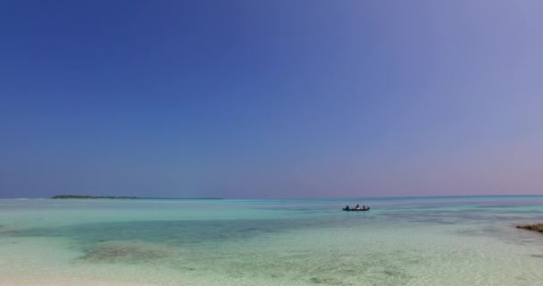 Serene Zeegezicht Met Kopieerruimte Exotische Natuur Van Bali Indonesië — Stockvideo