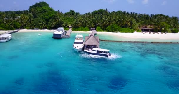Letni Kurort Wyspie Krajobraz Przyrody Antigua — Wideo stockowe