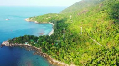 Gündüz deniz manzarası. Tayland 'da yaz mevsimi.  