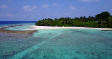 Yazın güneşli bir ada. Endonezya, Bali 'de tatil sezonu.