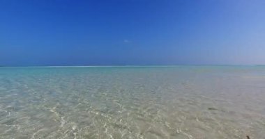 Gündüz huzurlu deniz manzarası. Koh Samui huzurlu sahne, Tayland.