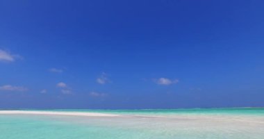 Shallow sea water at the coast. Journey to Gili Trawangan, Thailand.