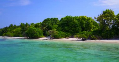 Ada bölgesine bakıyorum. Hawaii, ABD 'nin egzotik manzarası.