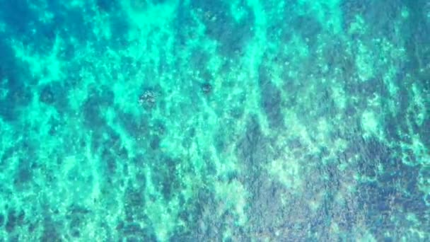 Дивлячись Хвилясті Морські Хвилі Сезон Відпусток Балі Індонезія — стокове відео