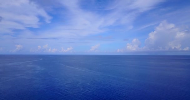 Mar Azul Profundo Sem Fim Viagem Verão Indonésia — Vídeo de Stock