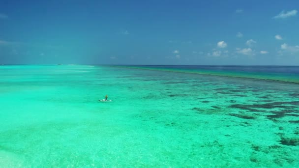 Exotische Natur Von Bora Bora Französisch Polynesien — Stockvideo