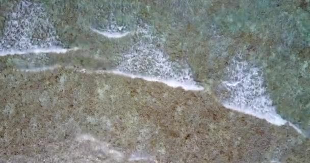 Apa Mare Ruptă Observând Dronă Natura Uimitoare Republicii Dominicane Caraibe — Videoclip de stoc
