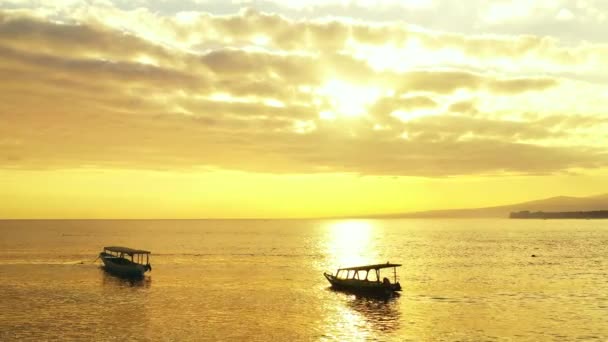 Seaside Dusk Enjoying Nature Bali Indonesia — ストック動画
