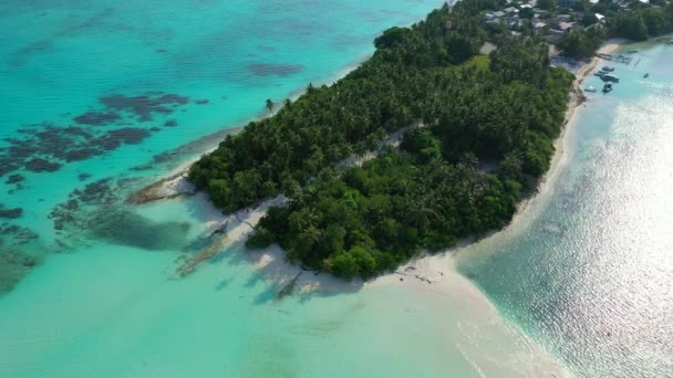 観光客と緑の島熱帯リゾート バリ島の自然景観 インドネシア — ストック動画