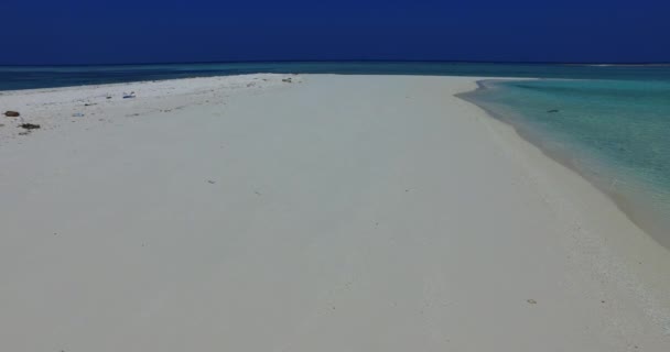 Αμμώδης Παραλία Μεσημέρι Τοπίο Της Χαβάης Ηπα — Αρχείο Βίντεο