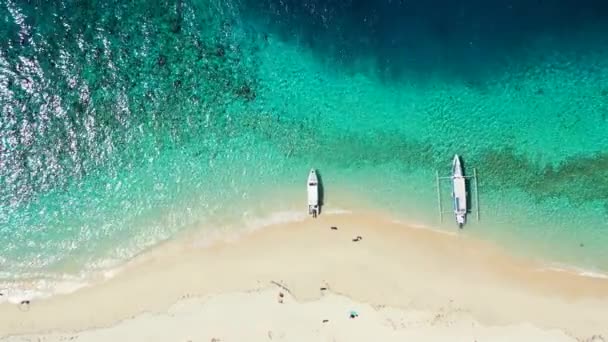 Morska Sceneria Dzień Krajobrazy Przyrodnicze Bali Indonezja — Wideo stockowe