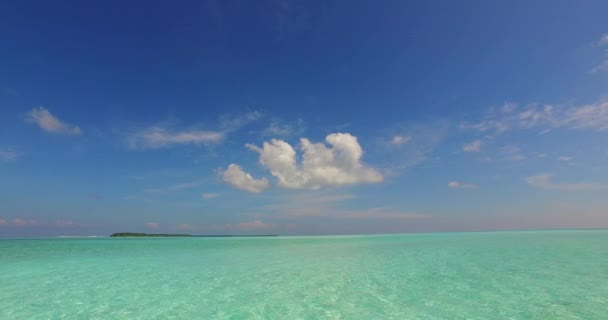Dívám Nadmořskou Vodu Výhledem Dno Relaxace Bali — Stock video