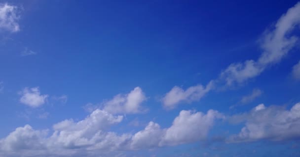 Férias Exóticas Fiji Oceania Paisagem Mar Com Fundo Azul Céu — Vídeo de Stock