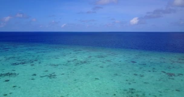 穏やかな昼間の風景です ドミニカ共和国 カリブ海の自然 — ストック動画