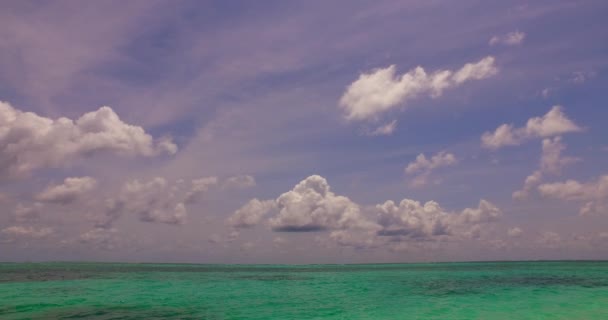 Calm Seascape Daytime Journey Bali Indonesia — Stock Video