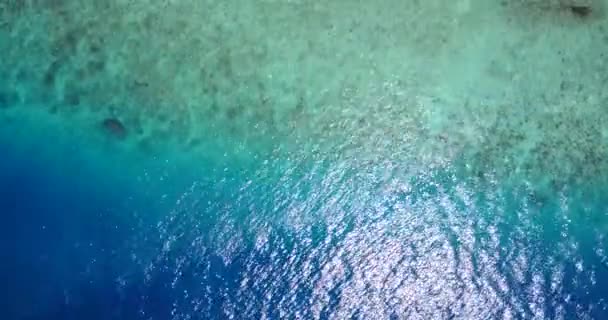 Looking Moving Sea Waves Top Journey Gili Trawangan Thailand — Αρχείο Βίντεο