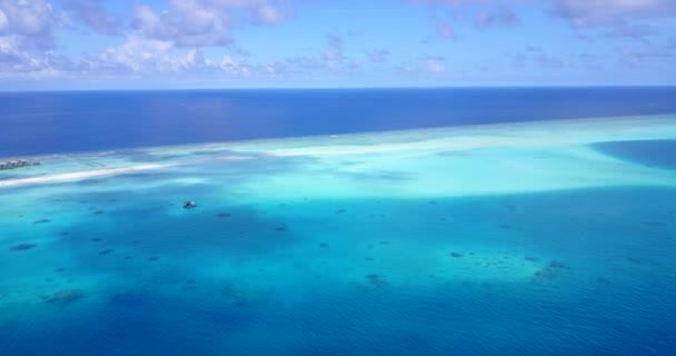 Exotisk Natur Bora Bora Franska Polynesien — Stockvideo