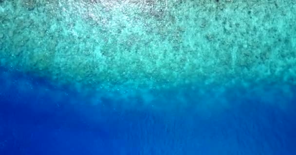 Patrzę Jasną Wodę Morską Naturalna Scena Jamajce Karaiby — Wideo stockowe