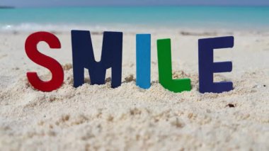 Sahilde mektup. Bali 'de Tatil.