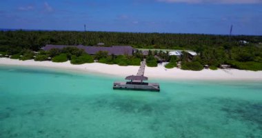 Calm seascape view. Enjoying nature of Dominican Republic, Caribbean.   