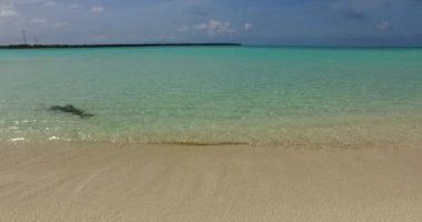 Tropik deniz manzarası. Bali 'deki deniz sahnesi.