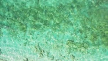 Natural texture of rippling sea. Enjoying nature of Dominican Republic, Caribbean.  