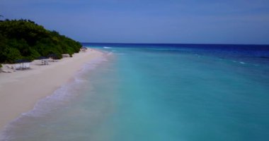 Coastal area with shallow water. Journey to Gili Trawangan, Thailand. 
