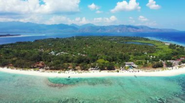 Gündüz deniz manzaralı. Tayland 'da boş zaman. 