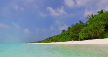 Coastal area with shallow water. Journey to Gili Trawangan, Thailand. 