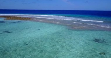 Shallow water at the island. Tropical nature of Bali, Indonesia. 