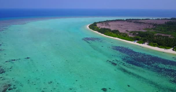 Air Pirus Dekat Pulau Hijau Perjalanan Eksotis Bali Indonesia — Stok Video