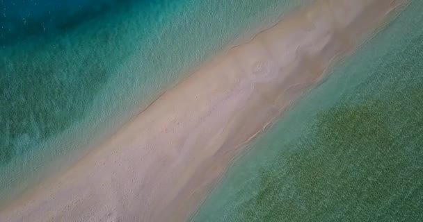 카리브 제도의 청록색 바닷물 놀라운 — 비디오