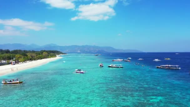 Località Tropicale Paradise Island Natura Soleggiata Della Repubblica Dominicana Caraibi — Video Stock