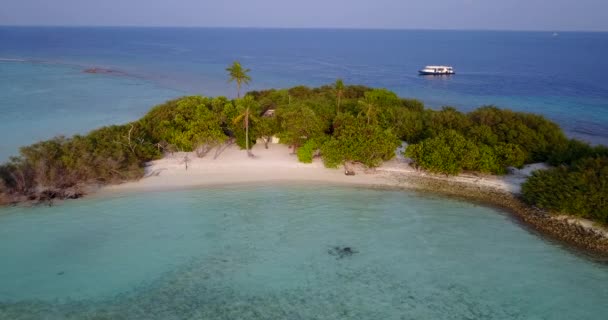 Landschap Met Tropische Zee Zomer Stemming Bali Indonesië — Stockvideo