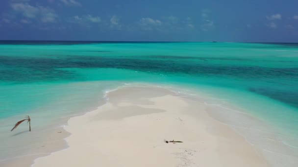 Agua Mar Serena Durante Tiempo Soleado Viaje Verano Tailandia — Vídeo de stock