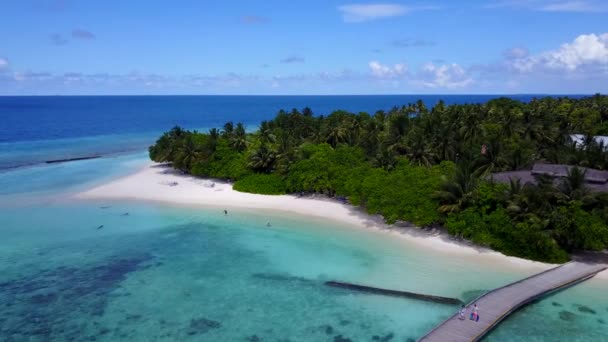 Scène Diurne Île Tropicale Vacances Sur Bali — Video