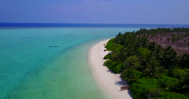 Yazın Güneşli Bir Ada Endonezya Bali Tatil Sezonu — Stok video