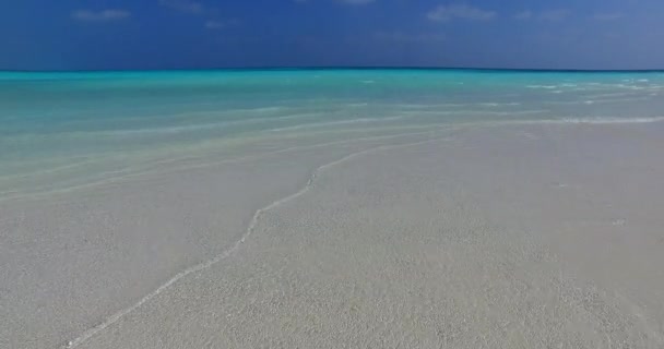 Playa Suave Con Agua Cristalina Idillic Nature Bali Indonesia — Vídeos de Stock