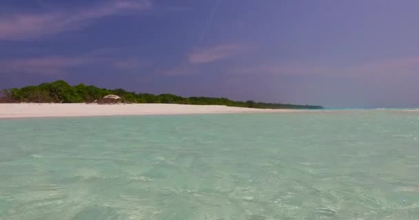 Shallow Water Island Tropical Nature Bali Indonesia — Stock video