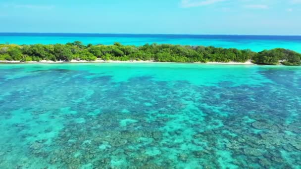 Tropische Insel Türkisfarbenen Meer Sommerentspannung Thailand Asien — Stockvideo