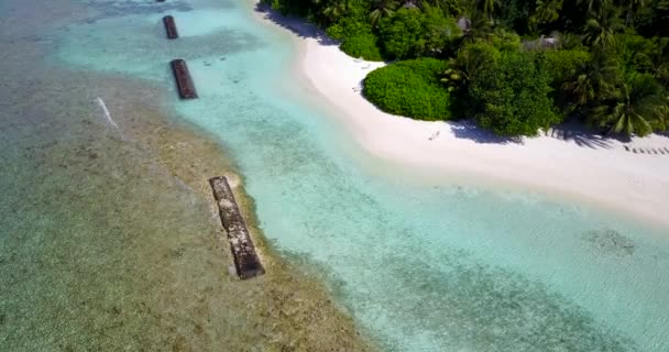 Sifat Eksotis Bora Bora Polinesia Prancis — Stok Video