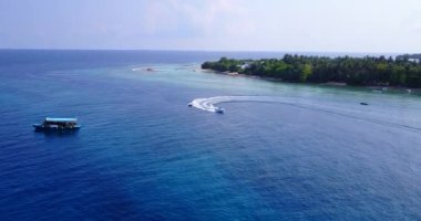 Yazın deniz kıyısında. Endonezya, Bali 'de tatil sezonu.