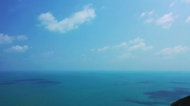 Mavi deniz manzarası. Endonezya, Bali 'de tatil sezonu.