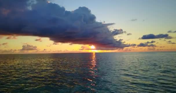 Strahlender Sonnenuntergang Mit Dramatischem Himmel Sommerreise Nach Koh Samui Thailand — Stockvideo