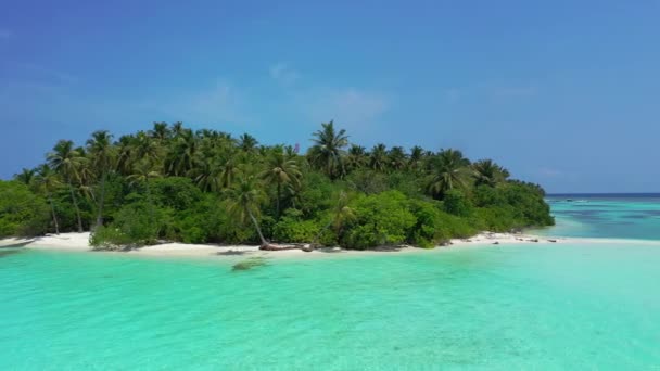 Ilha Tropical Mar Azul Turquesa Verão Relaxar Tailândia Ásia — Vídeo de Stock