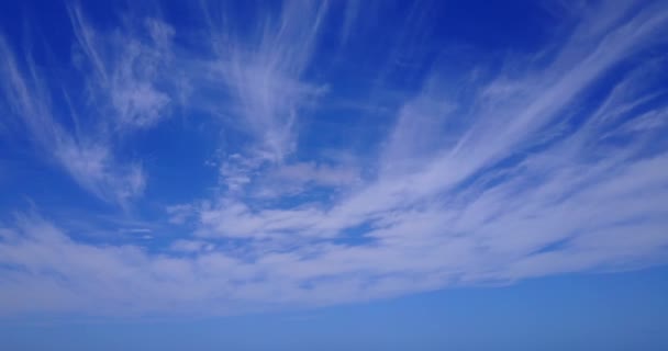 Olhando Para Céu Azul Com Nuvens Brancas Natureza Tropical Tailândia — Vídeo de Stock