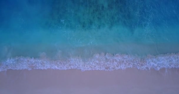 Ein Blick Auf Die Wellen Ufer Sommerentspannung Thailand Asien — Stockvideo