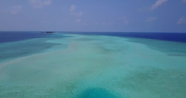 Calma Serena Junto Mar Durante Día Viaje Verano Tailandia — Vídeos de Stock